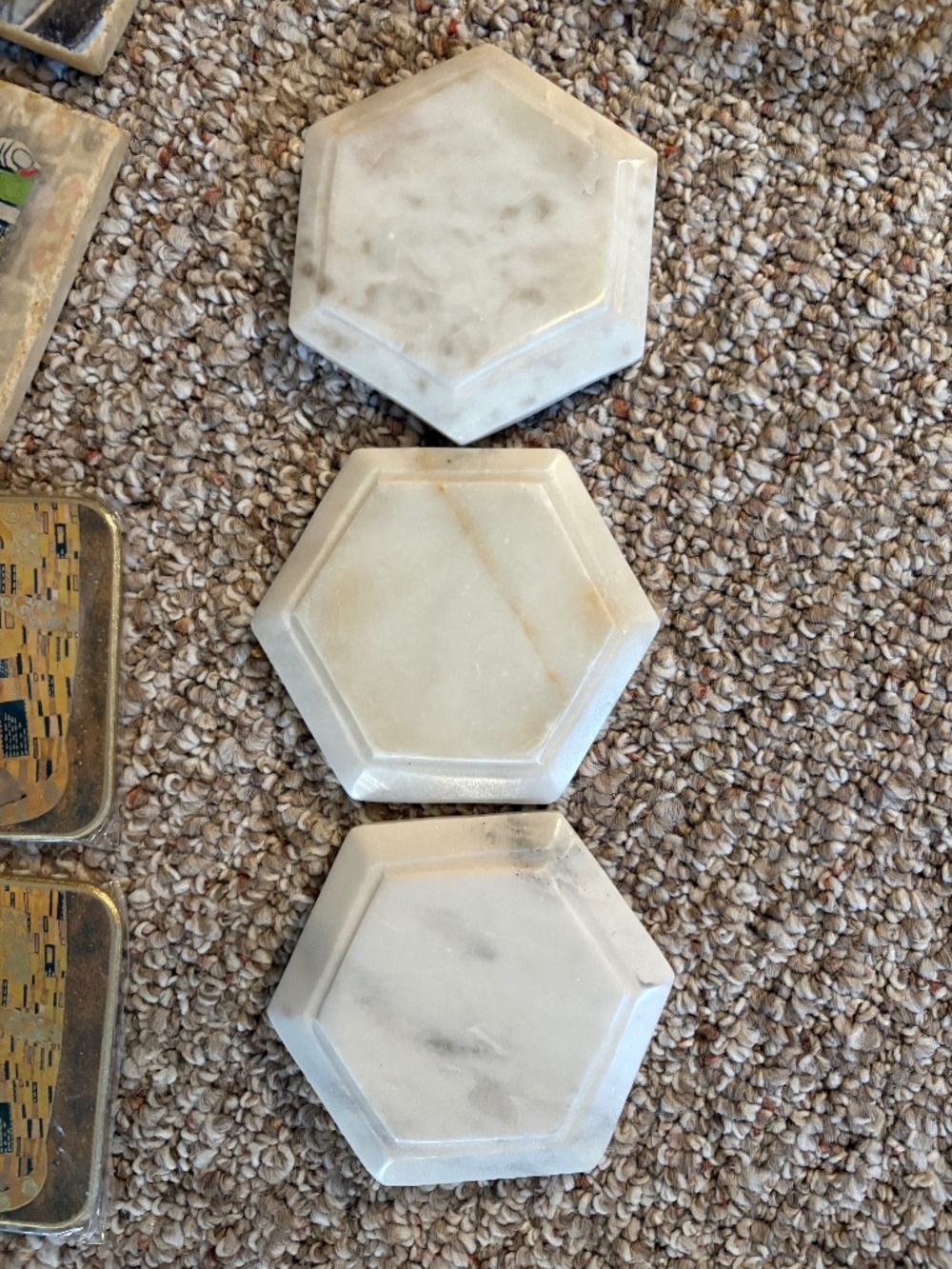 Marble coasters